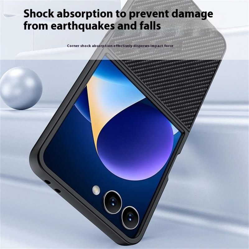 Hoesje Samsung Galaxy Z Flip 7 Carbon Vezelversie