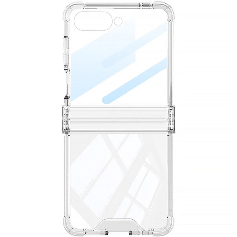 Hoesje Samsung Galaxy Z Flip 7 Gekleurd Doorschijnend Met Airbagbescherming Bescherming Hoesje