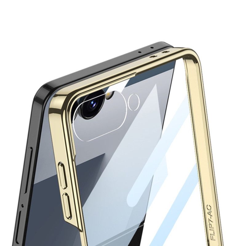 Hoesje Samsung Galaxy Z Flip 7 Geweven Textuur Met Ringhouder