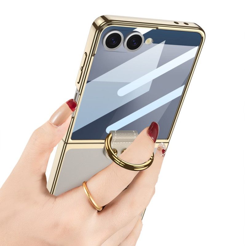 Hoesje Samsung Galaxy Z Flip 7 Gkk-screenprotector En Ringhouder