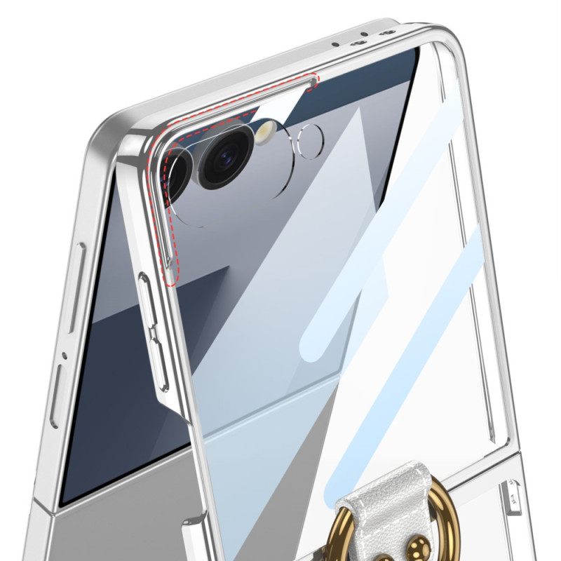 Hoesje Samsung Galaxy Z Flip 7 Gkk-screenprotector En Ringhouder