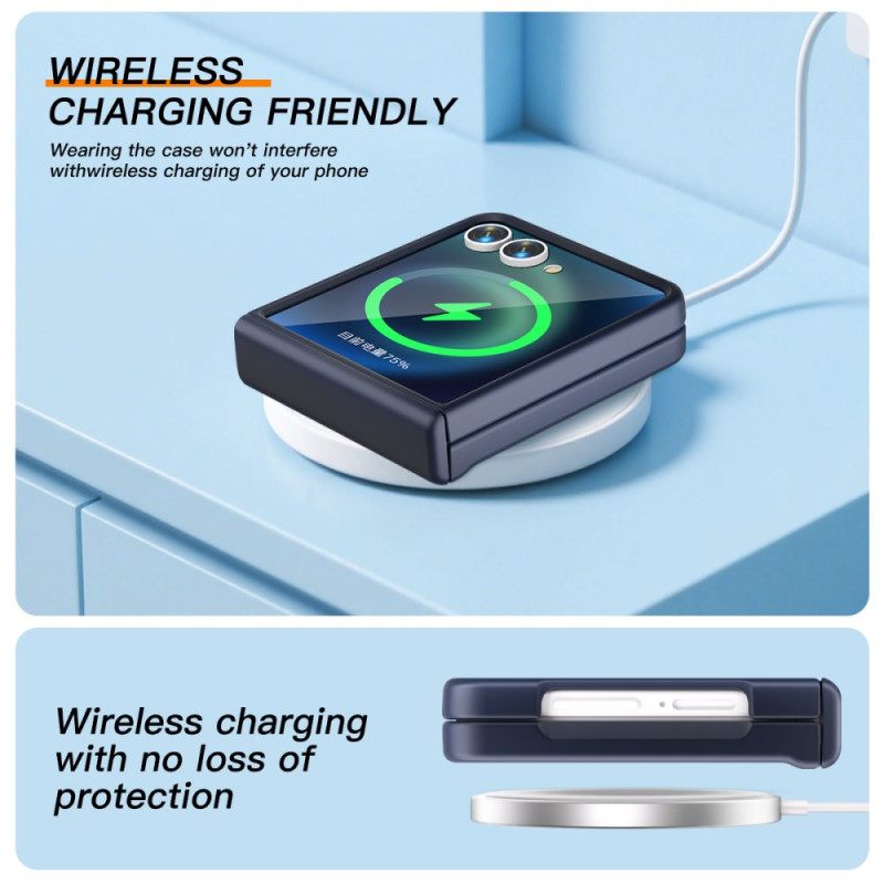 Hoesje Samsung Galaxy Z Flip 7 Ingebouwde Schermbeschermer Bescherming Hoesje