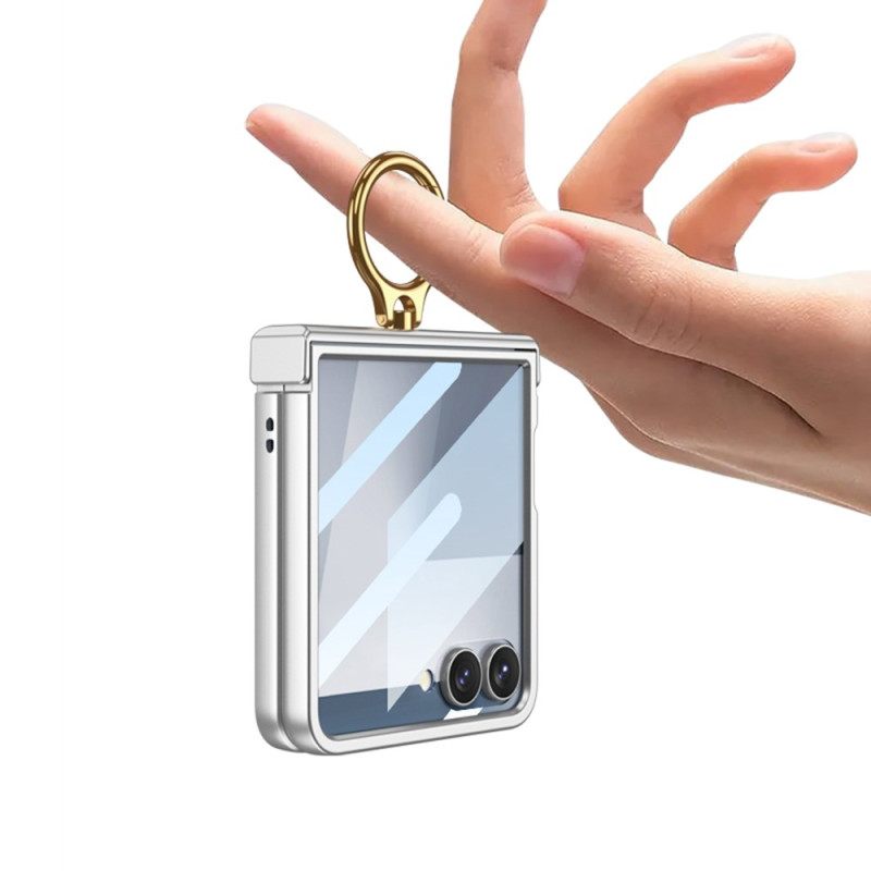 Hoesje Samsung Galaxy Z Flip 7 Klassieke Gkk-ringhouder Bescherming Hoesje