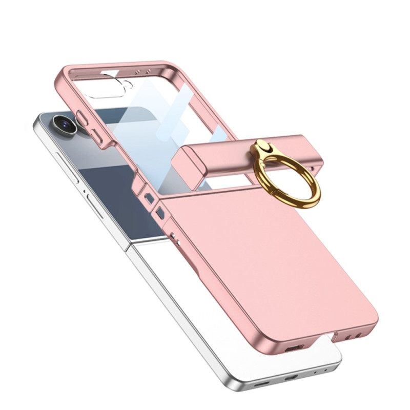 Hoesje Samsung Galaxy Z Flip 7 Klassieke Gkk-ringhouder Bescherming Hoesje