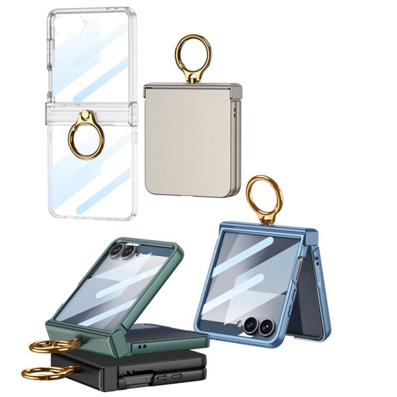 Hoesje Samsung Galaxy Z Flip 7 Klassieke Gkk-ringhouder Bescherming Hoesje