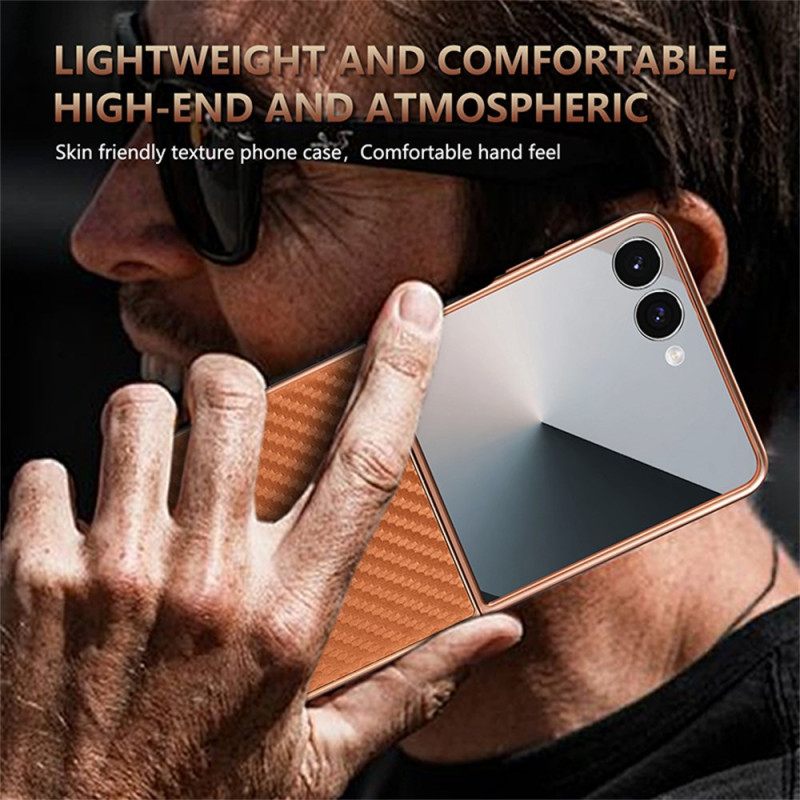 Hoesje Samsung Galaxy Z Flip 7 Koolstofvezel