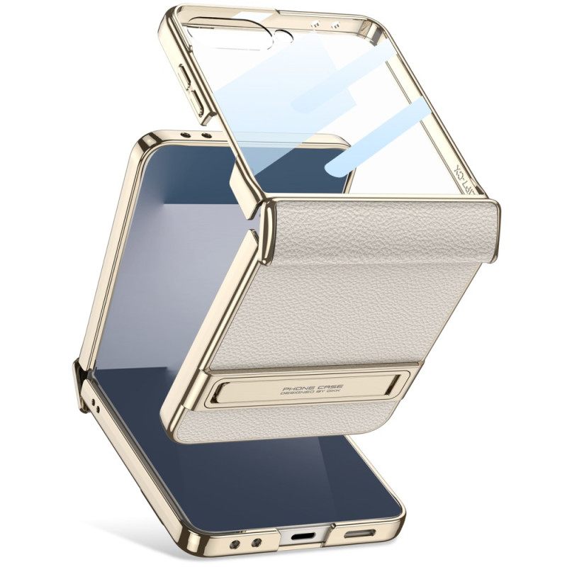 Hoesje Samsung Galaxy Z Flip 7 Kunstleer En Gkk-ondersteuning