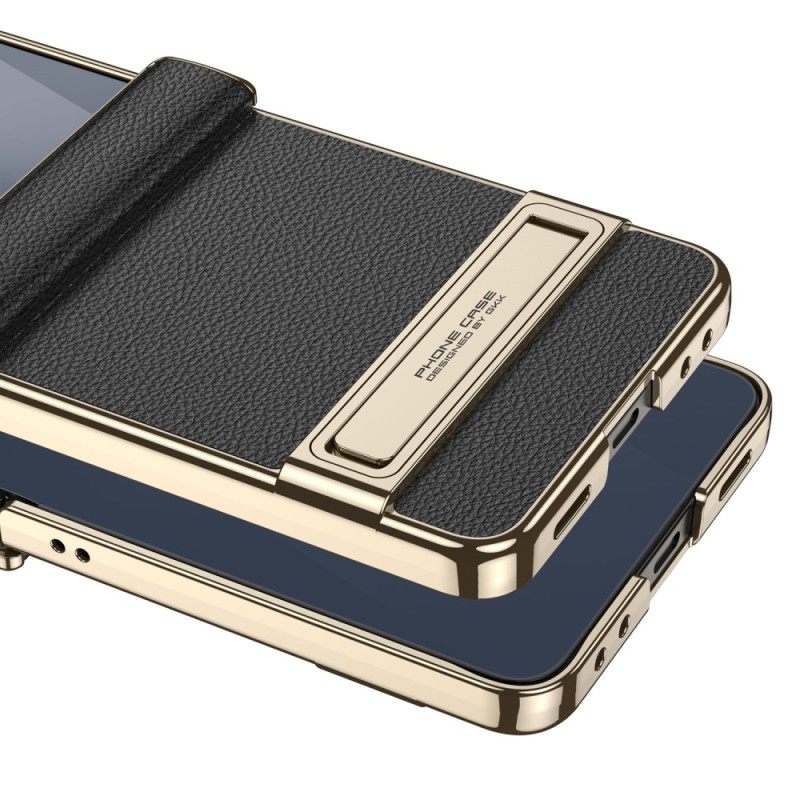 Hoesje Samsung Galaxy Z Flip 7 Kunstleer En Gkk-ondersteuning