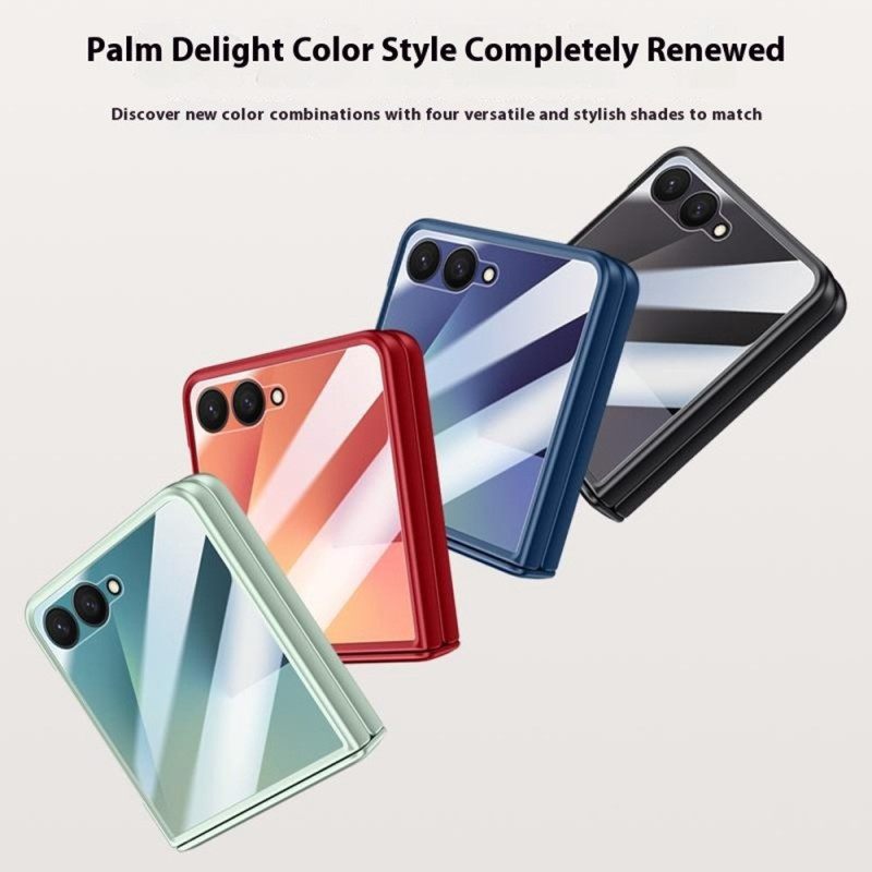 Hoesje Samsung Galaxy Z Flip 7 Magnetisch Met Metaaleffect Bescherming Hoesje