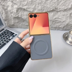 Hoesje Samsung Galaxy Z Flip 7 Magnetisch Nappa-oppervlak