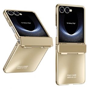 Hoesje Samsung Galaxy Z Flip 7 Metallic Effect Met Scharnier