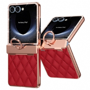 Hoesje Samsung Galaxy Z Flip 7 Ringhouder En Strassversiering