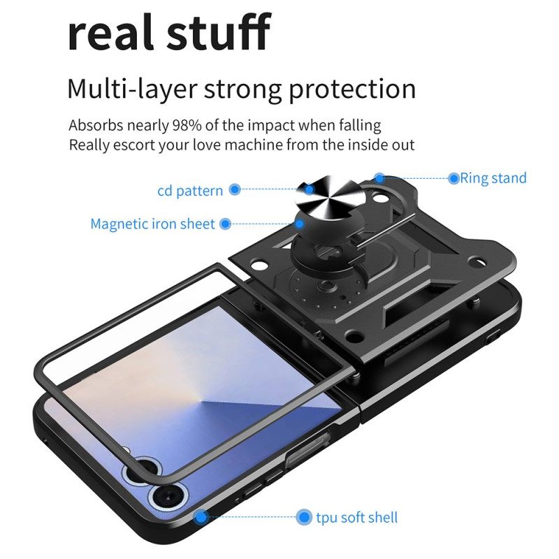 Hoesje Samsung Galaxy Z Flip 7 Stevig Met Ringhouder