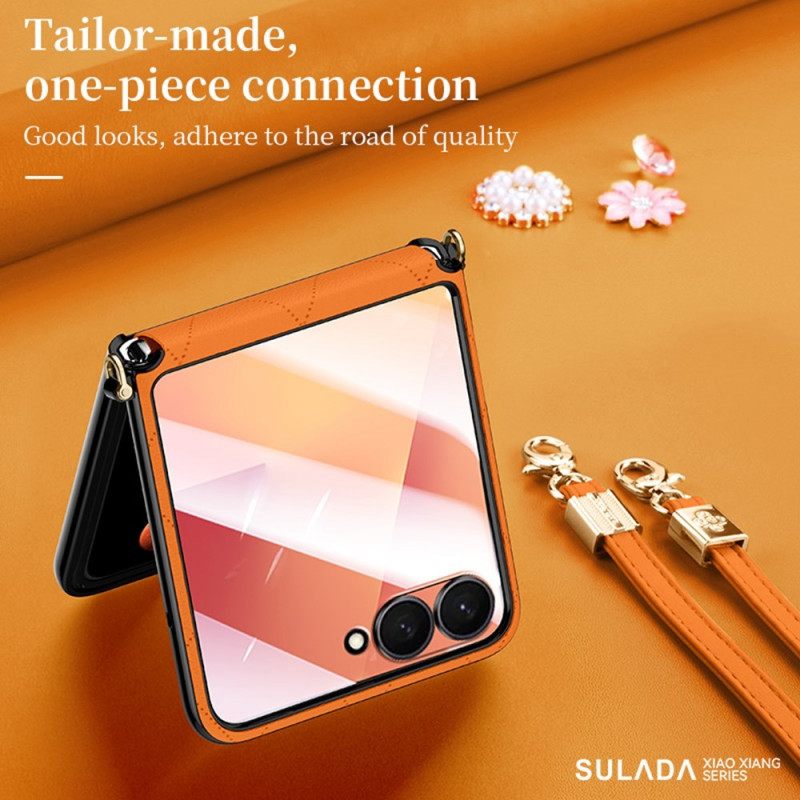 Hoesje Samsung Galaxy Z Flip 7 Sulada Schouderband