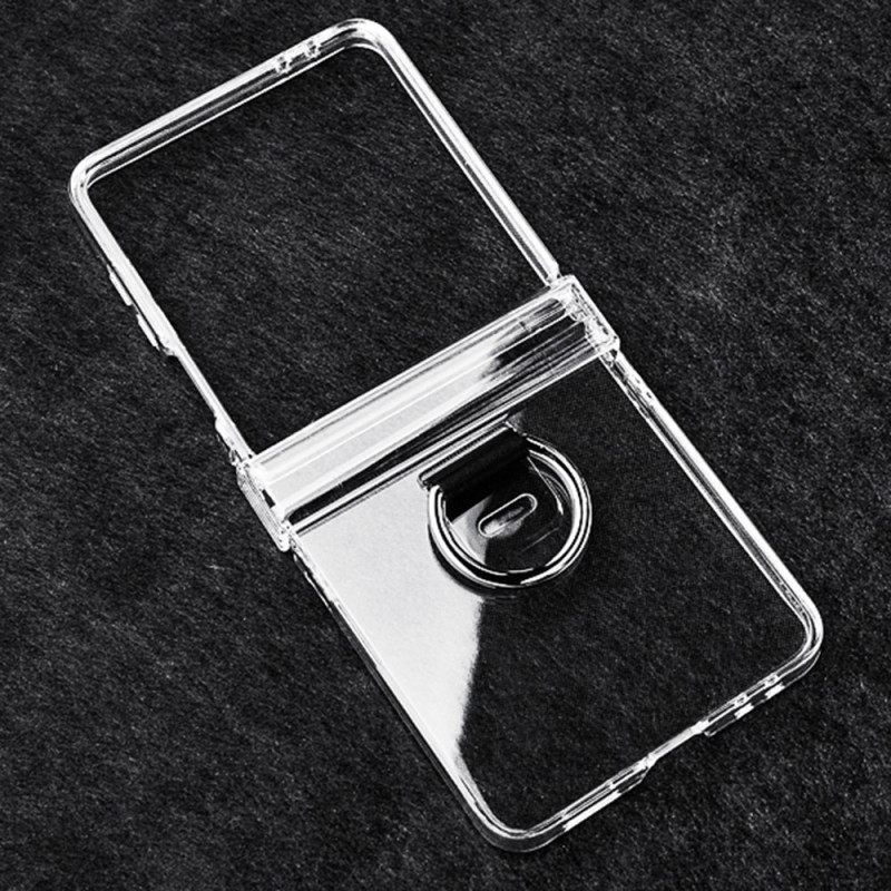 Hoesje Samsung Galaxy Z Flip 7 Transparant Met Ringhouder