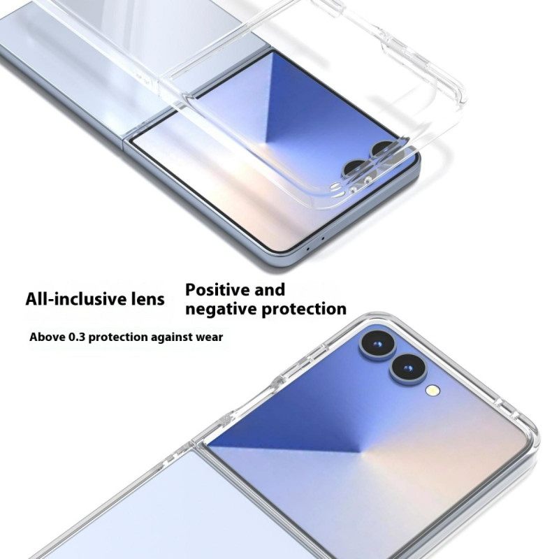 Hoesje Samsung Galaxy Z Flip 7 Valbestendig Transparant
