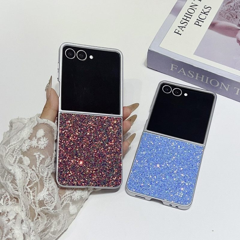 Hoesje Voor Samsung Galaxy Z Flip 7 Glitterdesign