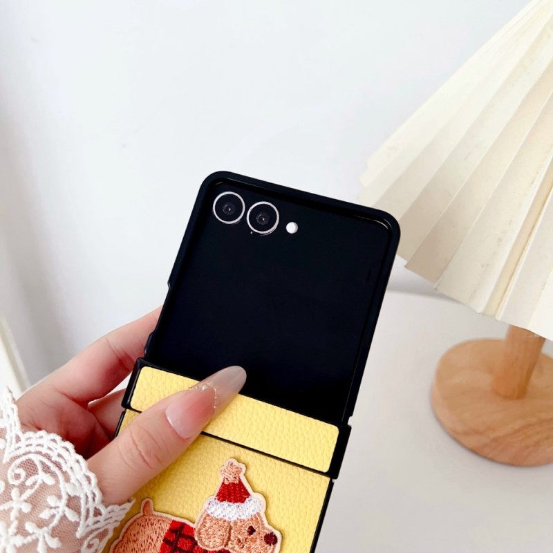 Hoesje Voor Samsung Galaxy Z Flip 7 Scharnierbeschermer En Band