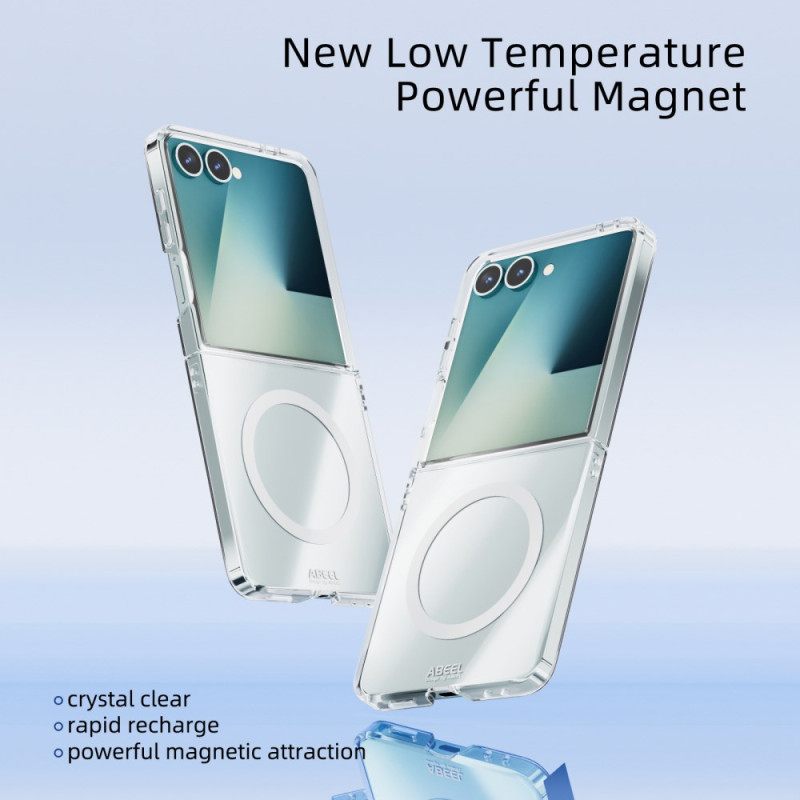 Hoesje Voor Samsung Galaxy Z Flip 7 Transparant Magnetisch