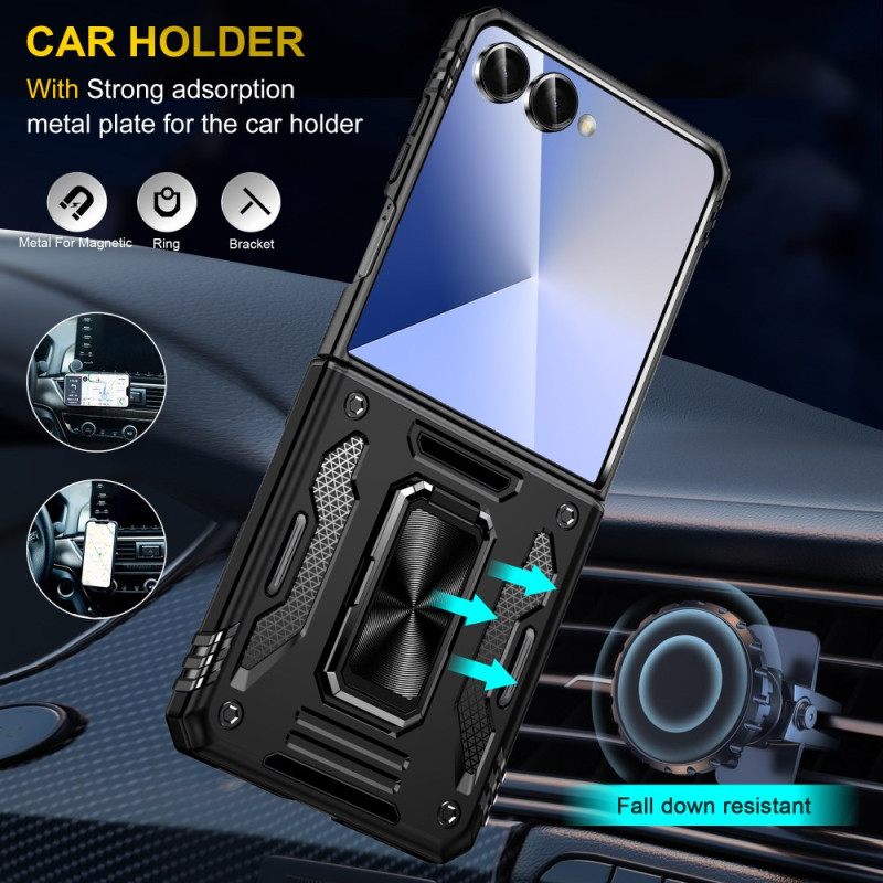 Samsung Galaxy Z Flip 7 Ultra-resistente Lensbeschermer En Houder