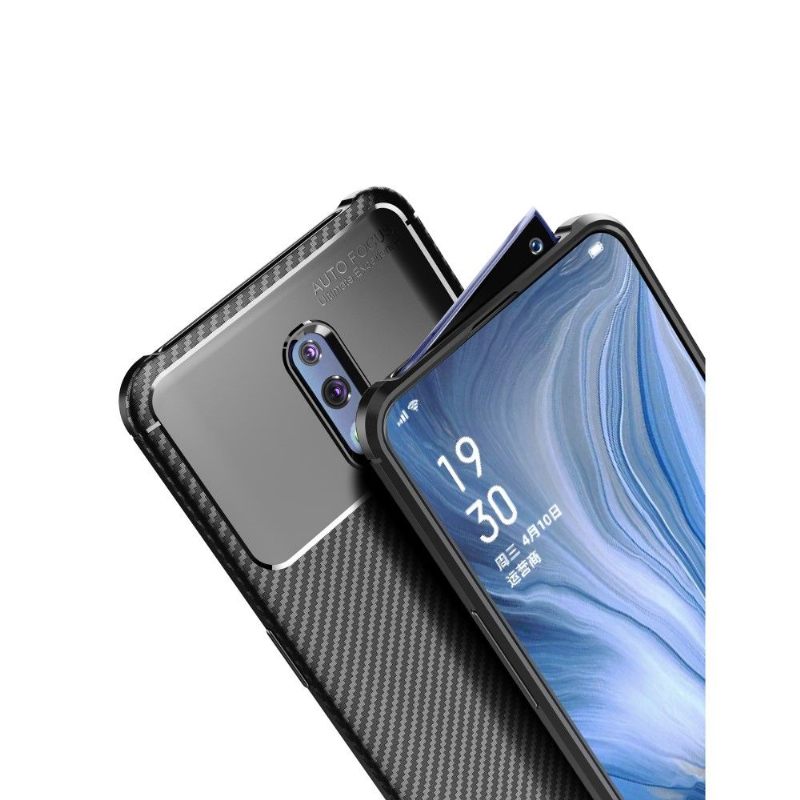 Hoesje voor Oppo Reno Karbon Stijlvol