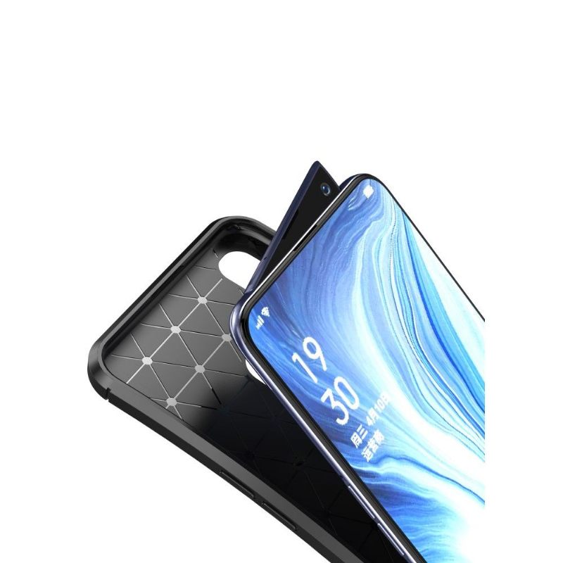 Hoesje voor Oppo Reno Karbon Stijlvol