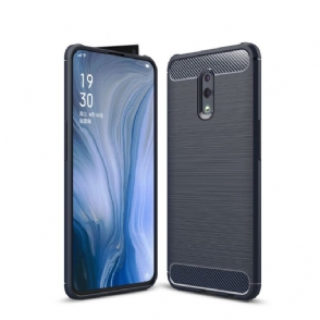 Hoesje voor Oppo Reno Koolborstel Gel
