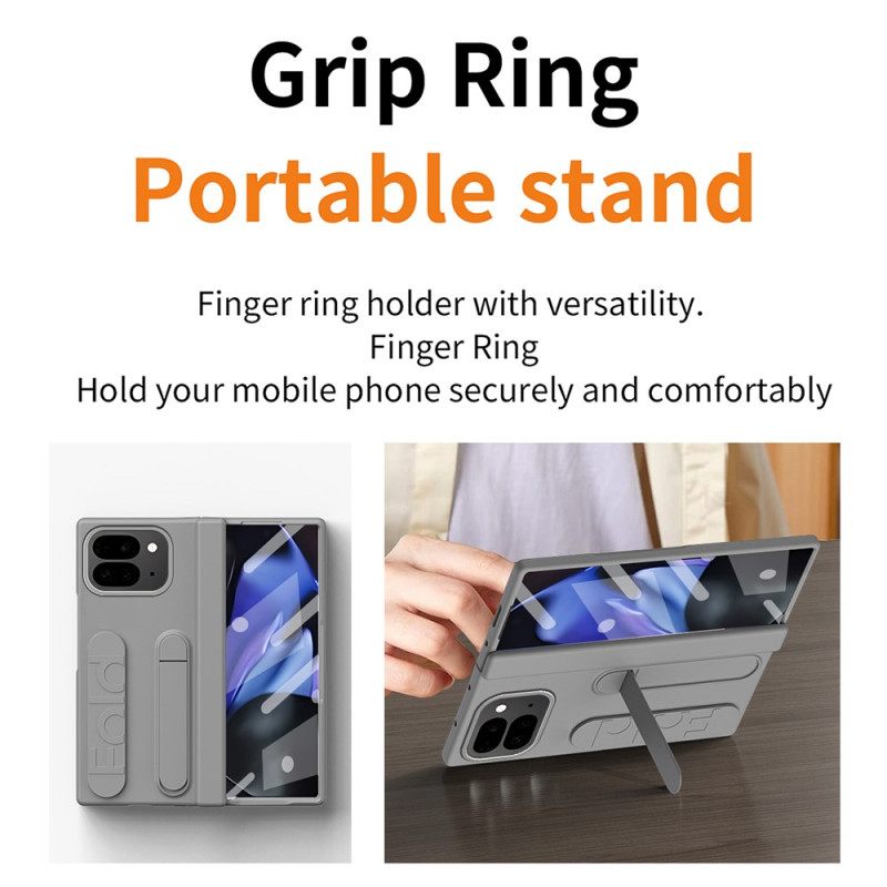 Hoesje Google Pixel 10 Pro Fold Ultra-resistent Met Bandje En Standaard