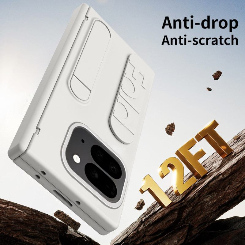 Hoesje Google Pixel 10 Pro Fold Valbestendig Met Bandje En Standaard Bescherming Hoesje