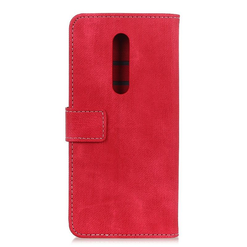 Cover voor Xiaomi Mi 9T / Mi 9T Pro Stoffen Bekleding Met Naden