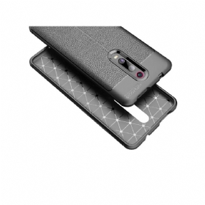 Hoesje voor Xiaomi Mi 9T / Mi 9T Pro Afwerkingsgel Van Kunstleer