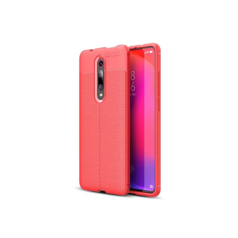 Hoesje voor Xiaomi Mi 9T / Mi 9T Pro Afwerkingsgel Van Kunstleer