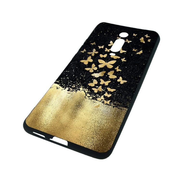 Hoesje voor Xiaomi Mi 9T / Mi 9T Pro Anti-fall Gouden Vlinders