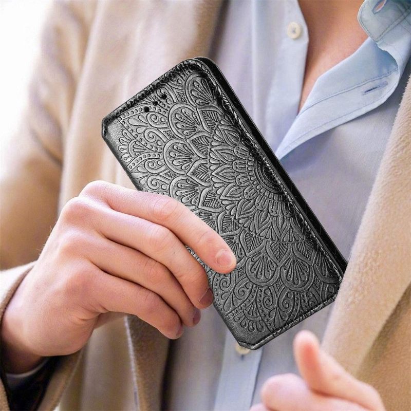 Folio-hoesje voor Motorola Moto E20 / E30 / E40 Flip Chic Mandala