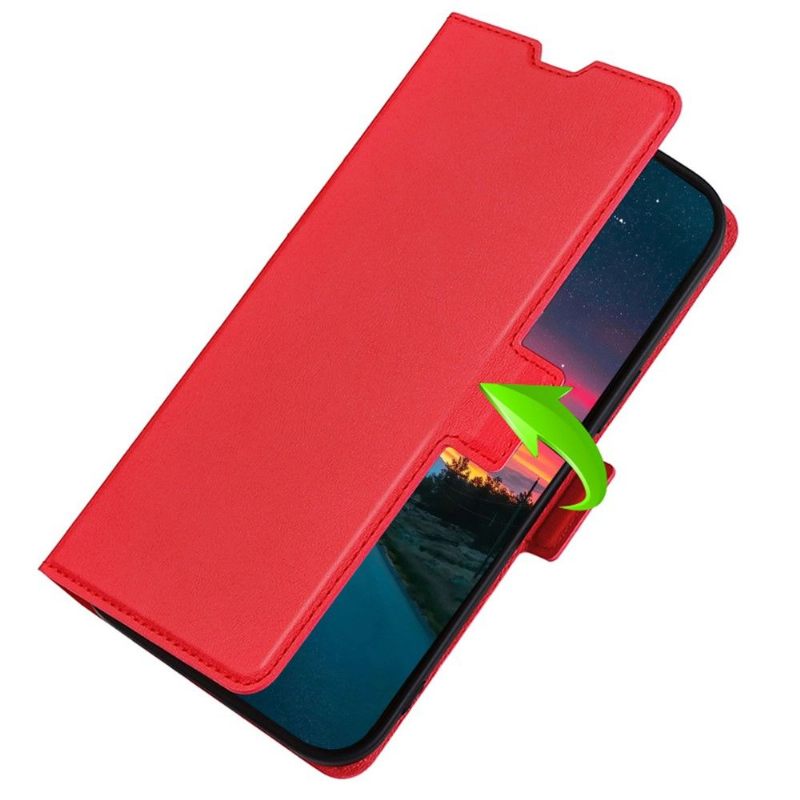 Folio-hoesje voor Motorola Moto E20 / E30 / E40 Kunstleer Minimalistisch Bedrijf