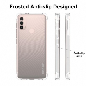 Hoesje voor Motorola Moto E20 / E30 / E40 Bescherming Hoesje Bescherming Enkay Transparant