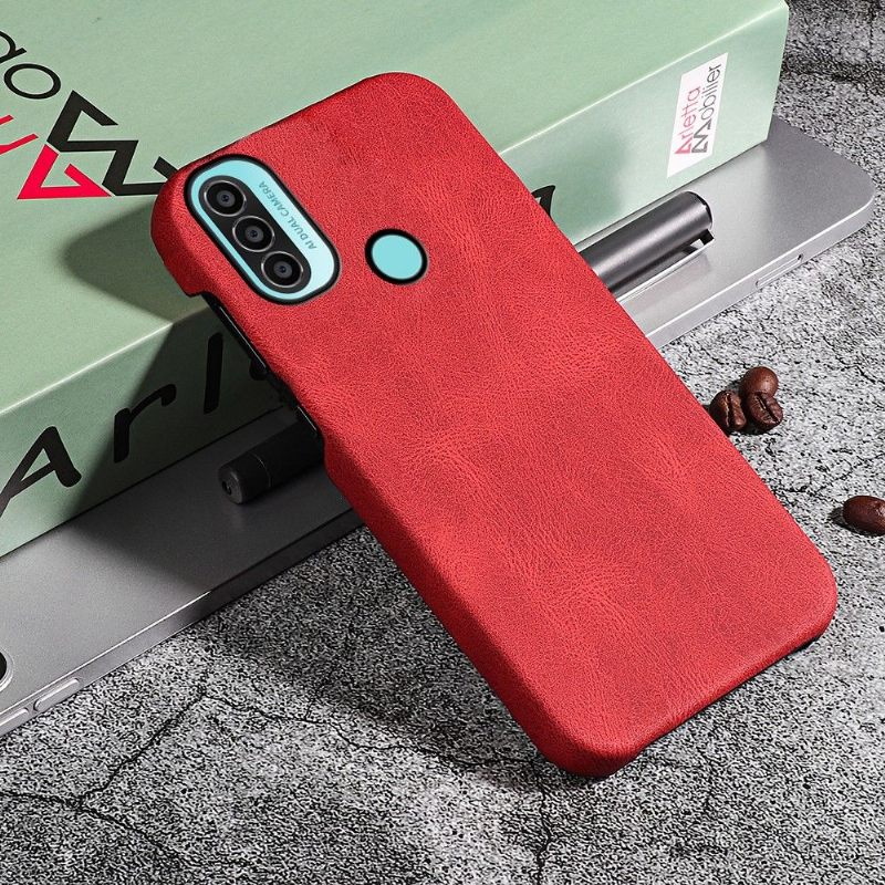 Hoesje voor Motorola Moto E20 / E30 / E40 Imitatieleer