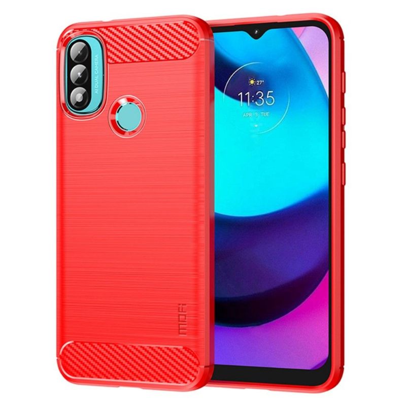 Hoesje voor Motorola Moto E20 / E30 / E40 Mofi Geborsteld Effect