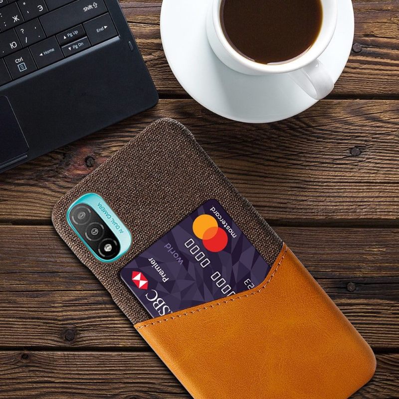 Hoesje voor Motorola Moto E20 / E30 / E40 Olympus Bi-materiaal