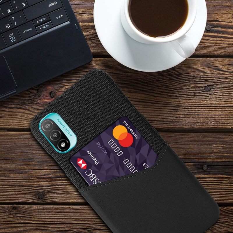 Hoesje voor Motorola Moto E20 / E30 / E40 Olympus Bi-materiaal