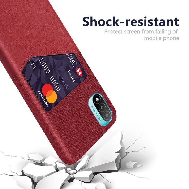 Hoesje voor Motorola Moto E20 / E30 / E40 Olympus Bi-materiaal