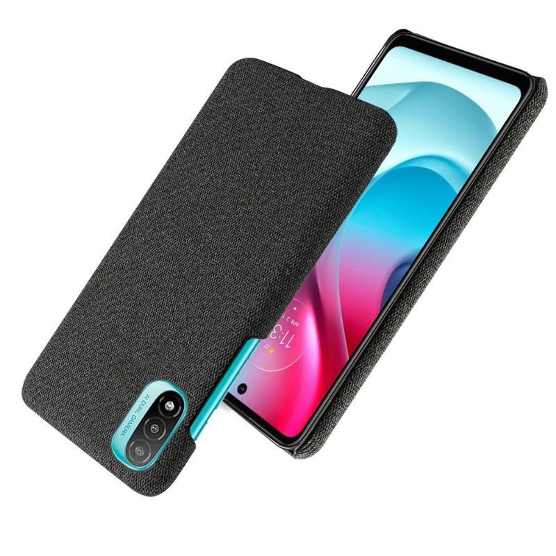 Hoesje voor Motorola Moto E20 / E30 / E40 Stoffen Bekleding