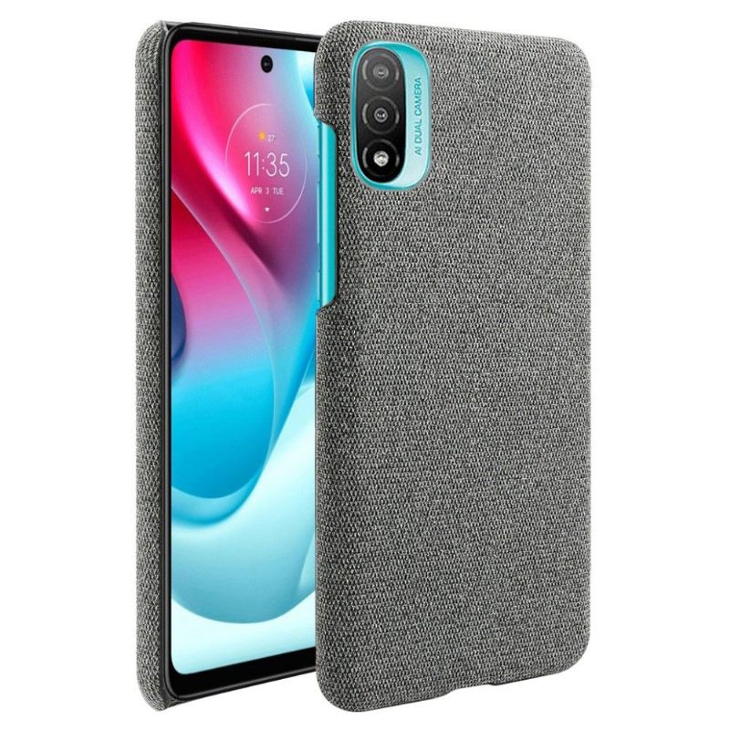 Hoesje voor Motorola Moto E20 / E30 / E40 Stoffen Bekleding