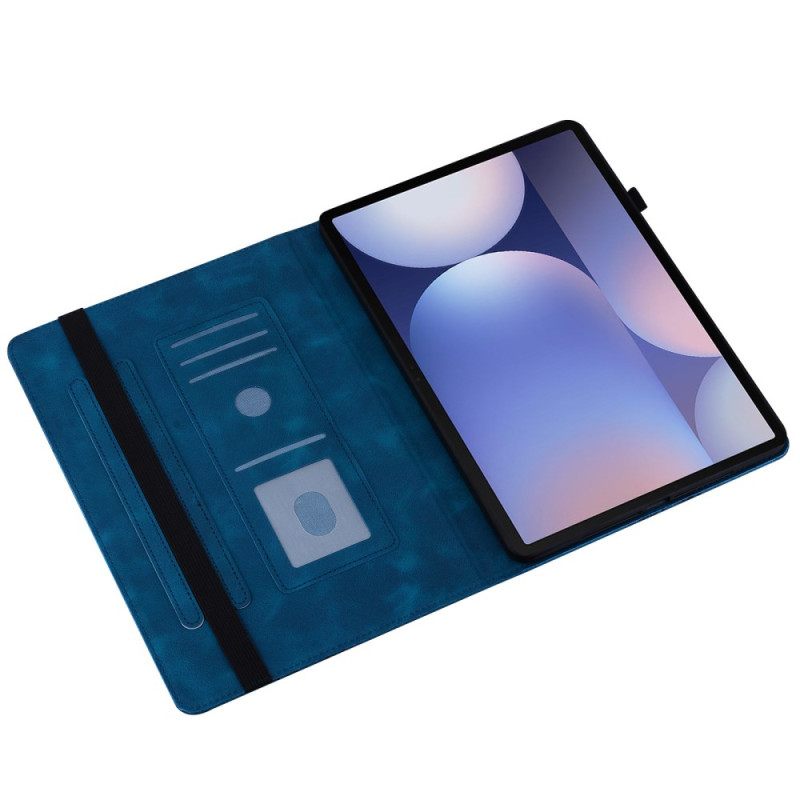 Cover Samsung Galaxy Tab S10 Plus Hartjes Met Suède-effect