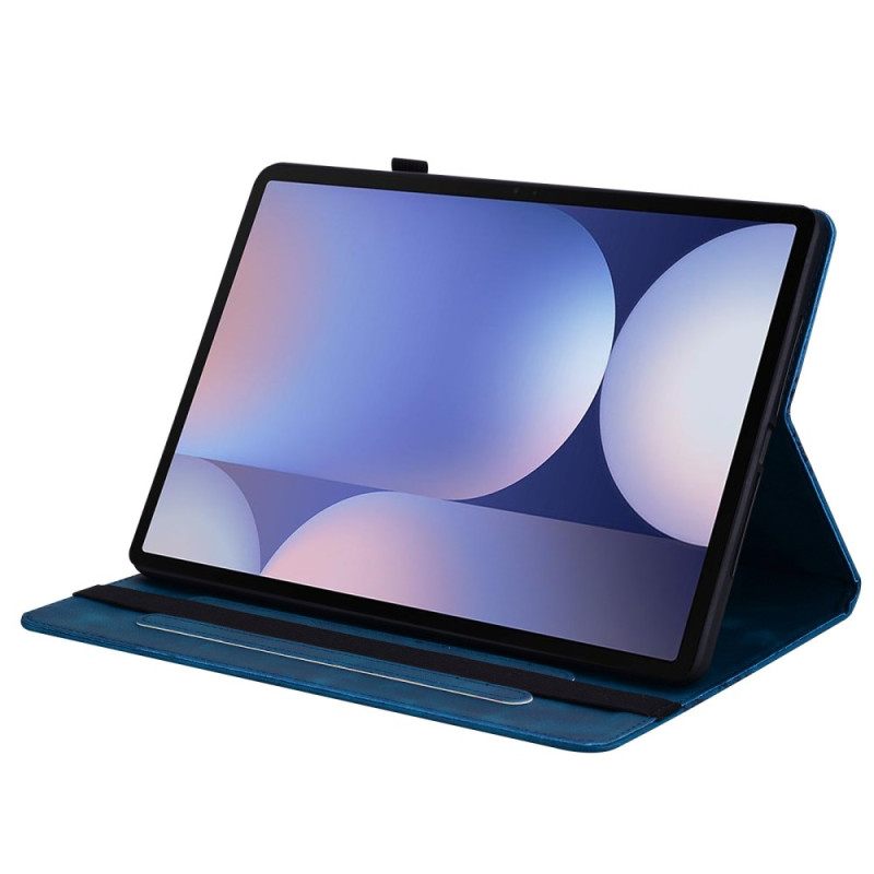 Cover Samsung Galaxy Tab S10 Plus Hartjes Met Suède-effect