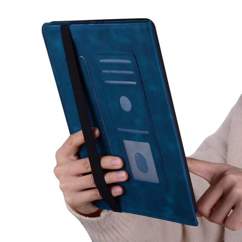 Cover Samsung Galaxy Tab S10 Plus Hartjes Met Suède-effect