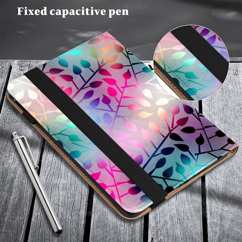 Cover Samsung Galaxy Tab S10 Plus Kleurrijke Bladeren