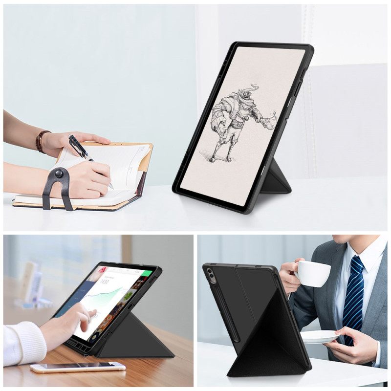 Cover Samsung Galaxy Tab S10 Plus Origami-standaard Bescherming Hoesje