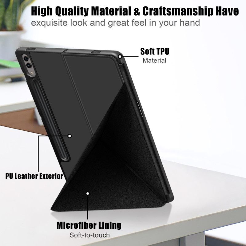 Cover Samsung Galaxy Tab S10 Plus Origami-standaard Bescherming Hoesje