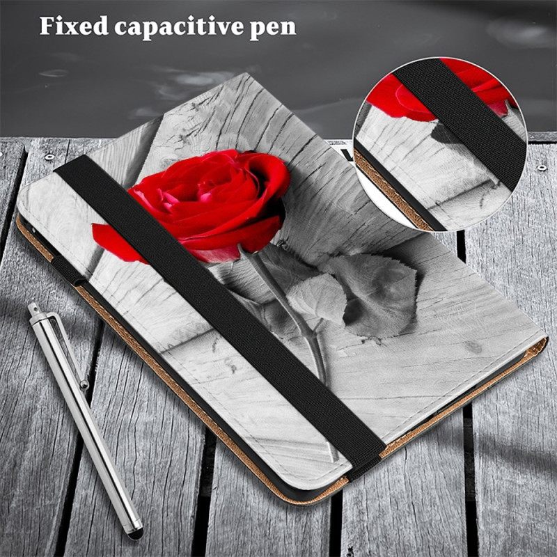 Cover Samsung Galaxy Tab S10 Plus Rozenpatroon Bescherming Hoesje